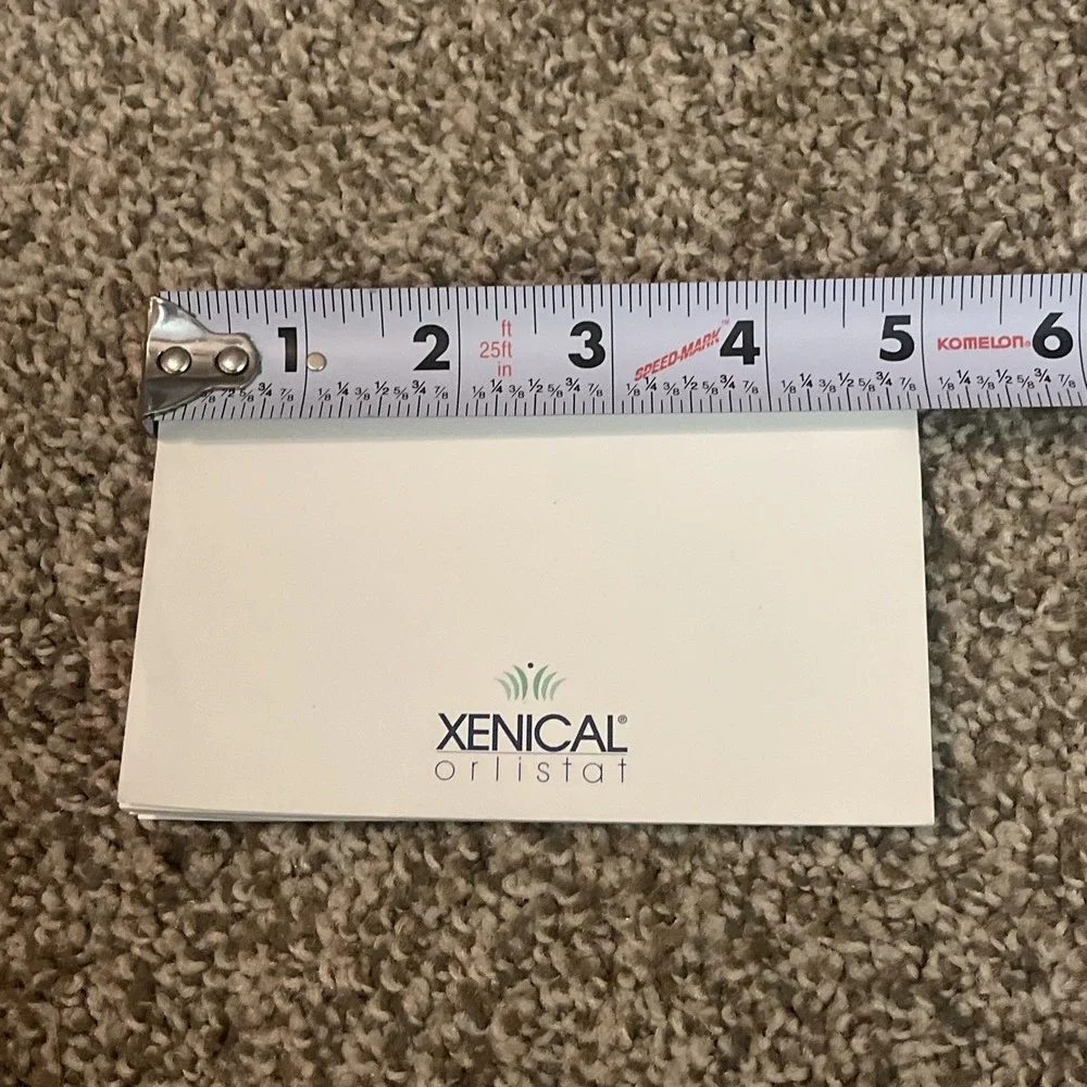 Xenical Pharmaceutical Drug Rep Sticky Note pad Promo Ad Weight Loss Dietary‎
